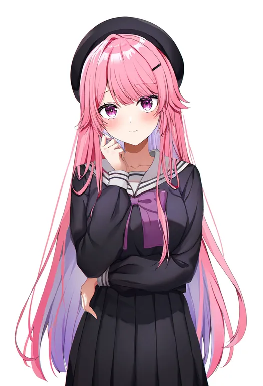 masterpiece, best quality, newest, absurdres, highres, safe, pia_carrot_e_youkoso!!_g.o., solo, simple_background — by k3scat, made with ComfyUI