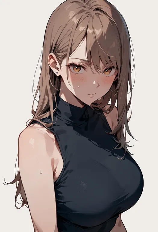 masterpiece, best quality, score_7, safe, yagami light, solo, upper body, simple background — by k3scat, made with ComfyUI