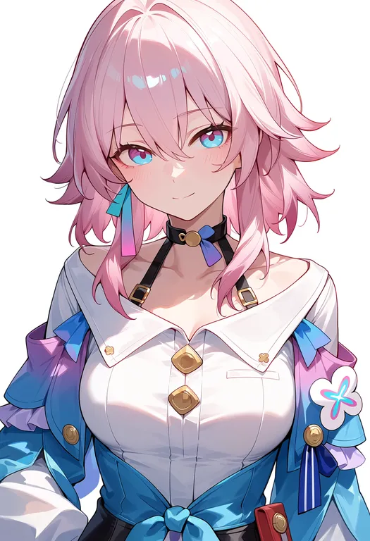 masterpiece, best quality, score_7, safe, march 7th (honkai: star rail), honkai: star rail, solo, upper body… — by k3scat, made with ComfyUI