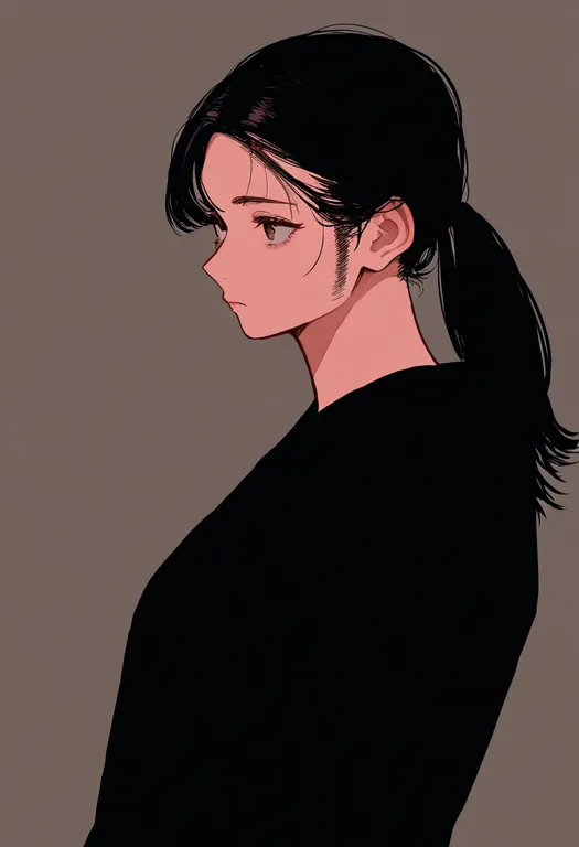 masterpiece, best quality, newest, absurdres, highres, safe, short_sideburns, 1girl, solo, simple_background — by k3scat, made with ComfyUI