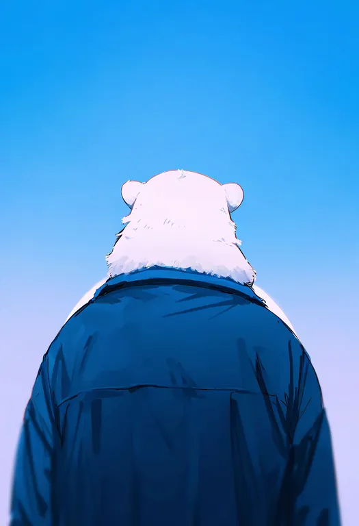 masterpiece, best quality, newest, absurdres, highres, safe, polar_bear, 1girl, solo, simple_background — by k3scat, made with ComfyUI