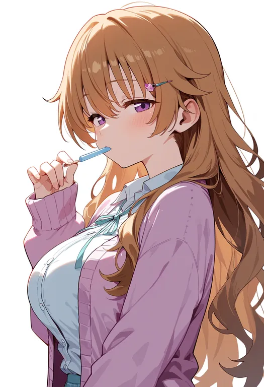 masterpiece, best quality, score_7, safe, konoe kanata, solo, upper body, simple background — by k3scat, made with ComfyUI