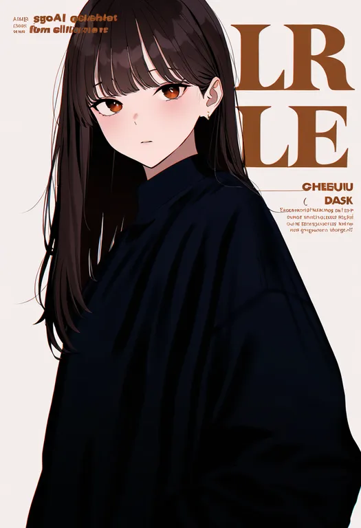 masterpiece, best quality, newest, absurdres, highres, safe, fake_magazine_cover, 1girl, solo, simple_background — by k3scat, made with ComfyUI