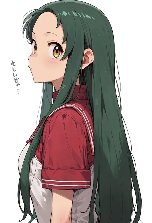 masterpiece, best quality, score_7, safe, tsuruya, solo, upper body, simple background — by k3scat, made with ComfyUI