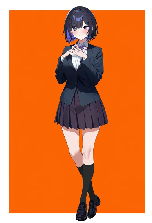 masterpiece, best quality, newest, absurdres, highres, safe, puraore!_pride_of_orange, solo, full_body… — by k3scat, made with ComfyUI