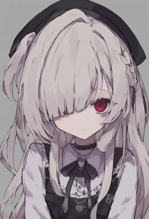masterpiece, best quality, general, cut bangs, 1girl, solo, simple background — by k3scat, made with ComfyUI