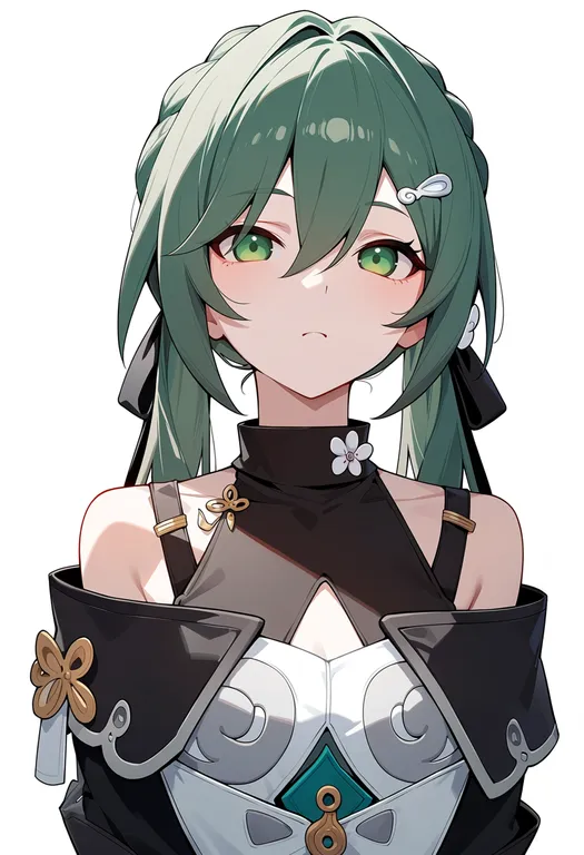 masterpiece, best quality, score_7, safe, qingque (honkai: star rail), honkai: star rail, solo, upper body… — by k3scat, made with ComfyUI