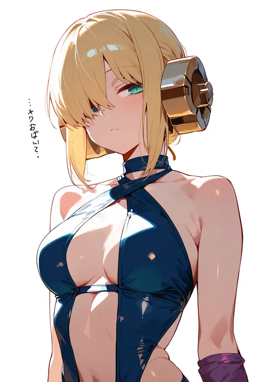 masterpiece, best quality, score_7, safe, frankenstein's monster (swimsuit saber) (fate), solo, upper body… — by k3scat, made with ComfyUI
