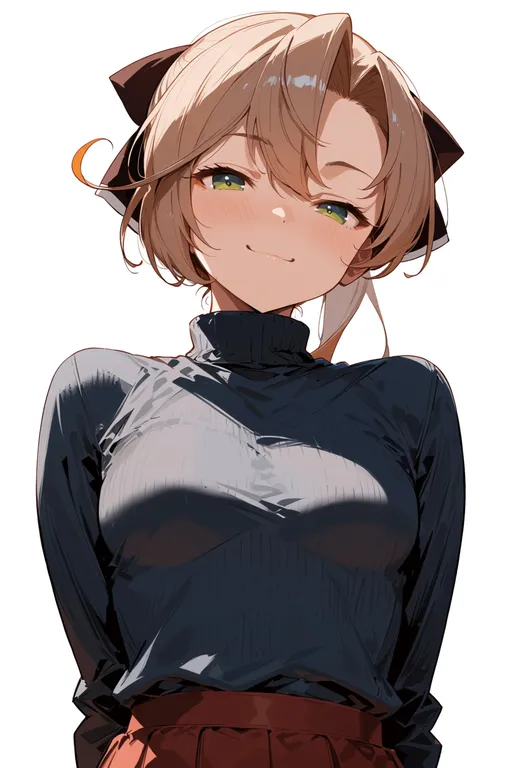 masterpiece, best quality, score_7, safe, akigumo (kancolle), solo, upper body, simple background — by k3scat, made with ComfyUI