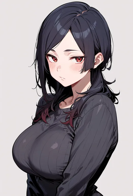 masterpiece, best quality, score_7, safe, higashi setsuna, solo, upper body, simple background — by k3scat, made with ComfyUI