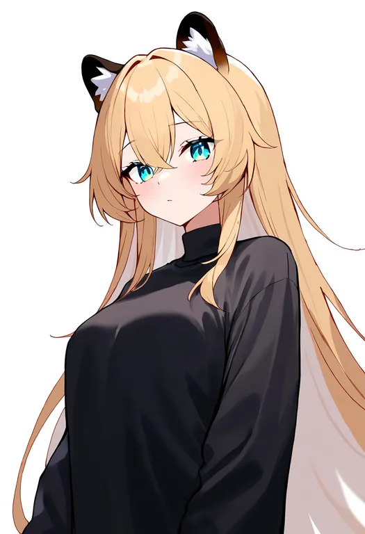 masterpiece, best quality, newest, absurdres, highres, safe, jaguar_ears, 1girl, solo, simple_background — by k3scat, made with ComfyUI