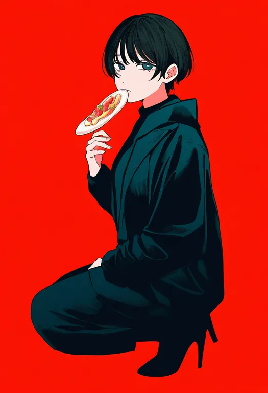 masterpiece, best quality, newest, absurdres, highres, safe, bologna_fc_1909, solo, full_body, simple_background — by k3scat, made with ComfyUI
