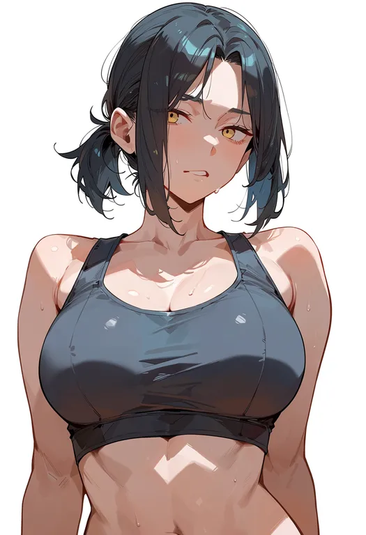 masterpiece, best quality, score_7, safe, saitou hajime (fate), solo, upper body, simple background — by k3scat, made with ComfyUI