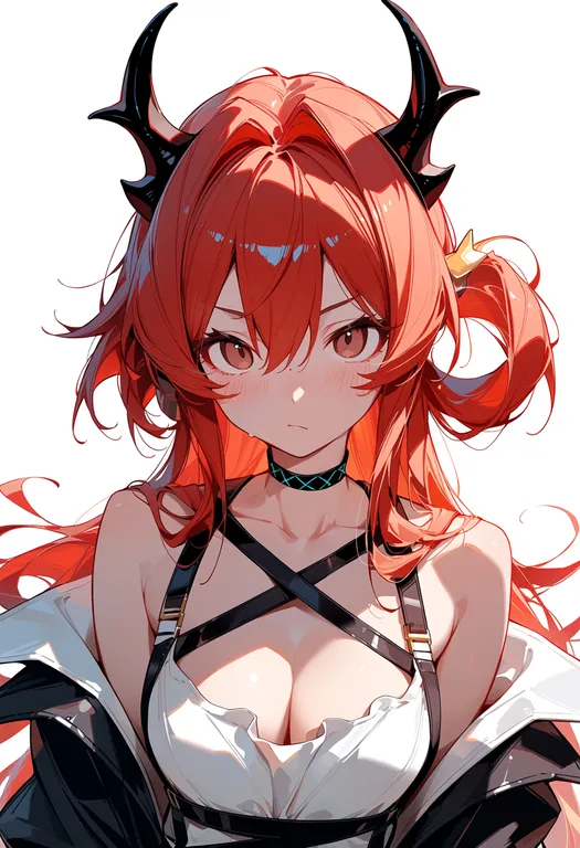 masterpiece, best quality, score_7, safe, surtr (colorful wonderland) (arknights), arknights, solo, upper body… — by k3scat, made with ComfyUI