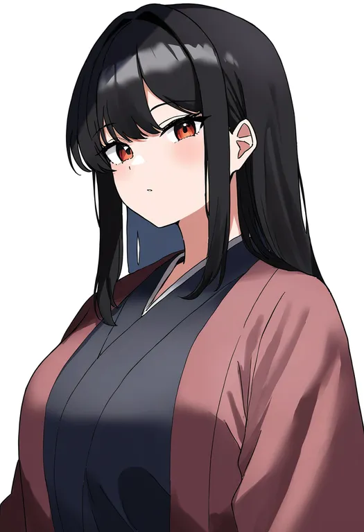 masterpiece, best quality, newest, absurdres, highres, safe, komamura_sajin, solo, upper_body, simple_background — by k3scat, made with ComfyUI