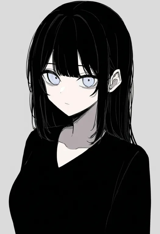 masterpiece, best quality, newest, absurdres, highres, safe, muted_color, 1girl, solo, simple_background — by k3scat, made with ComfyUI