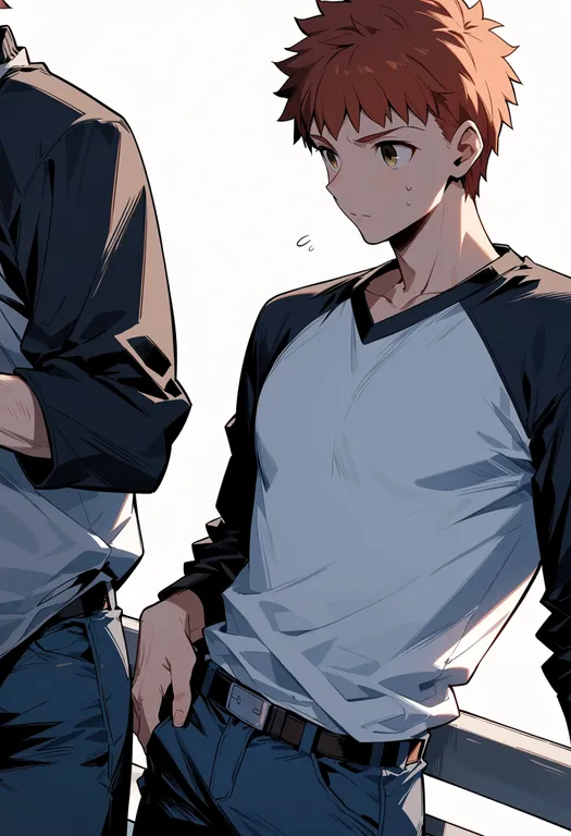 masterpiece, best quality, score_7, safe, emiya shirou, fate/stay night — by k3scat, made with ComfyUI