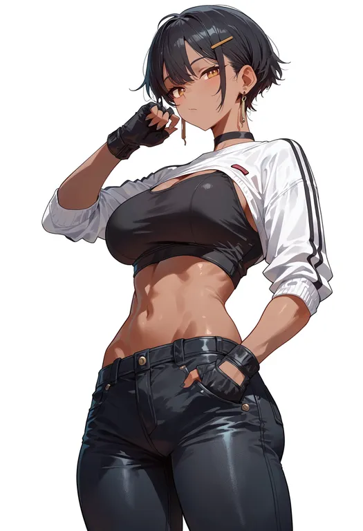 masterpiece, best quality, score_7, safe, zwei!!, solo, simple background — by k3scat, made with ComfyUI