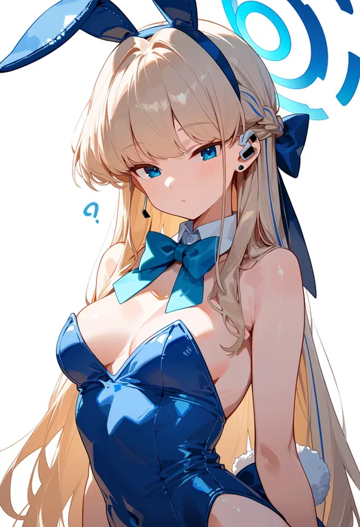 masterpiece, best quality, score_7, safe, toki (blue archive), blue archive, solo, upper body, simple background — by k3scat, made with ComfyUI