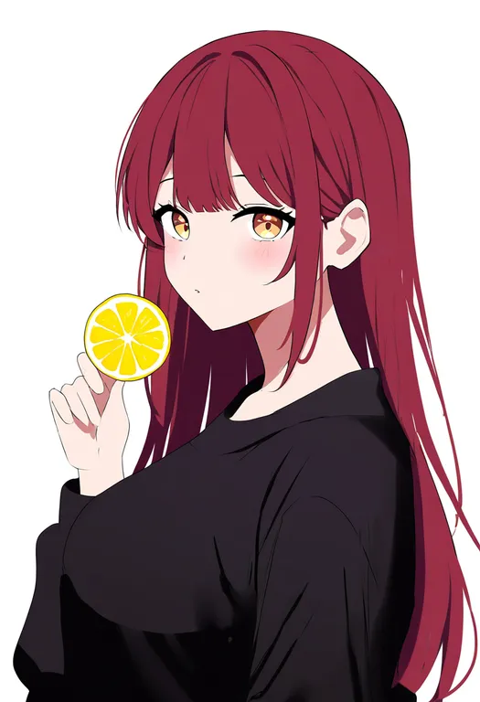 masterpiece, best quality, newest, absurdres, highres, safe, lemon_meringue_pie, 1girl, solo, upper_body… — by k3scat, made with ComfyUI