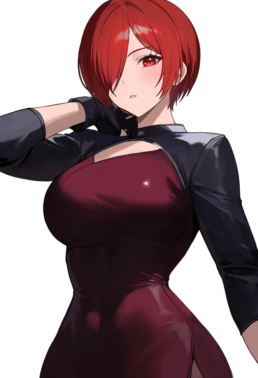 masterpiece, best quality, newest, absurdres, highres, safe, the_king_of_fighters_ex2, solo, simple_background — by k3scat, made with ComfyUI