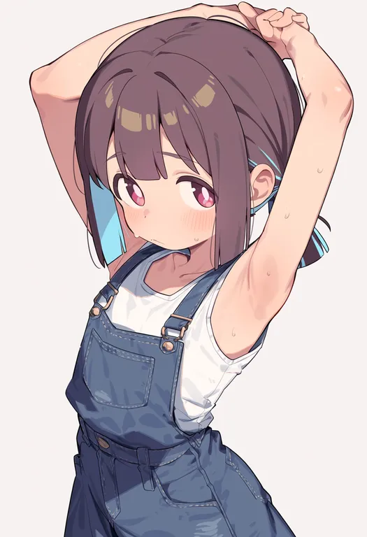 masterpiece, best quality, score_7, safe, hozuki momiji, solo, upper body, simple background — by k3scat, made with ComfyUI