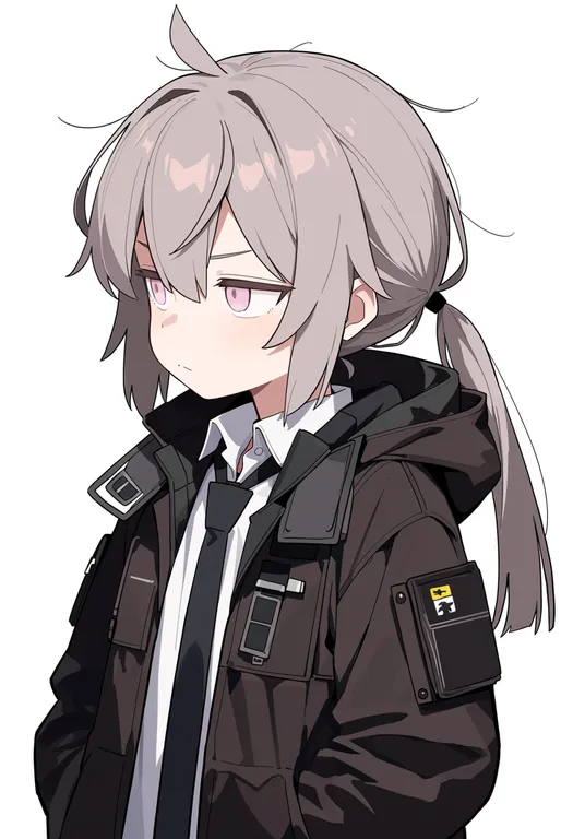 masterpiece, best quality, score_7, safe, m200 (girls' frontline), girls' frontline, solo, upper body, simple background — by k3scat, made with ComfyUI