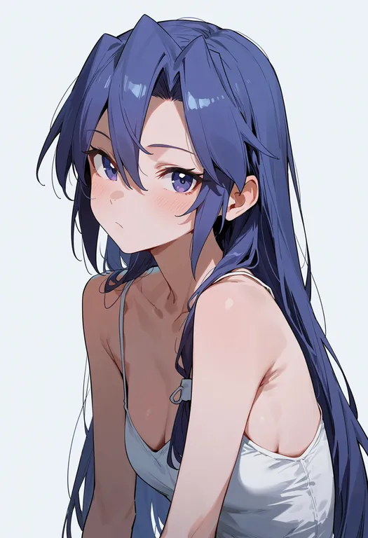 masterpiece, best quality, score_7, safe, kazanari tsubasa, solo, upper body, simple background — by k3scat, made with ComfyUI