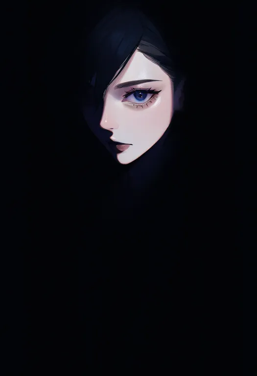 masterpiece, best quality, newest, absurdres, highres, safe, chest_eye, 1girl, solo, simple_background — by k3scat, made with ComfyUI