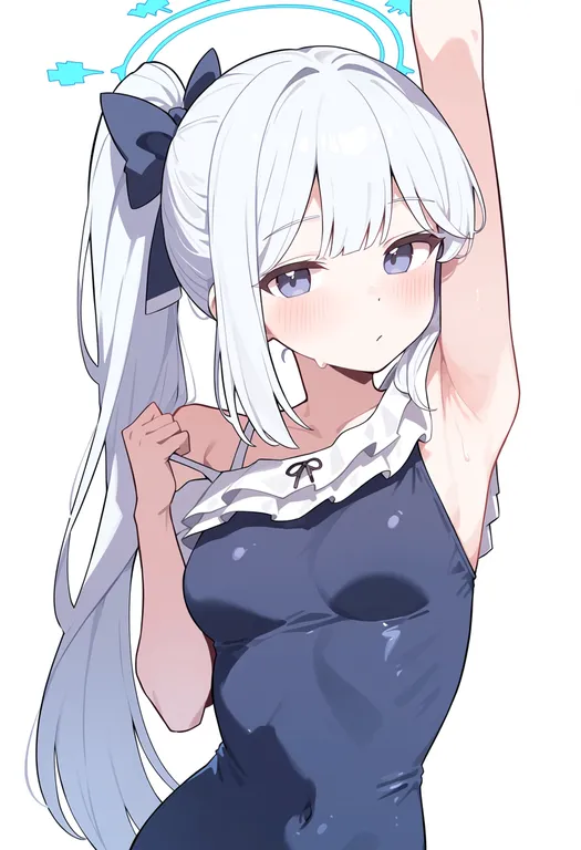 masterpiece, best quality, score_7, safe, miyako (swimsuit) (blue archive), blue archive, solo, upper body… — by k3scat, made with ComfyUI