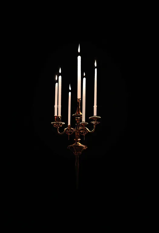 masterpiece, best quality, newest, absurdres, highres, safe, candlestand, 1girl, solo, simple_background — by k3scat, made with ComfyUI