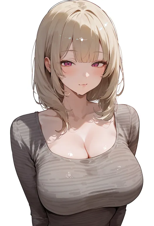 masterpiece, best quality, score_7, safe, soda (nikke), solo, upper body, simple background — by k3scat, made with ComfyUI