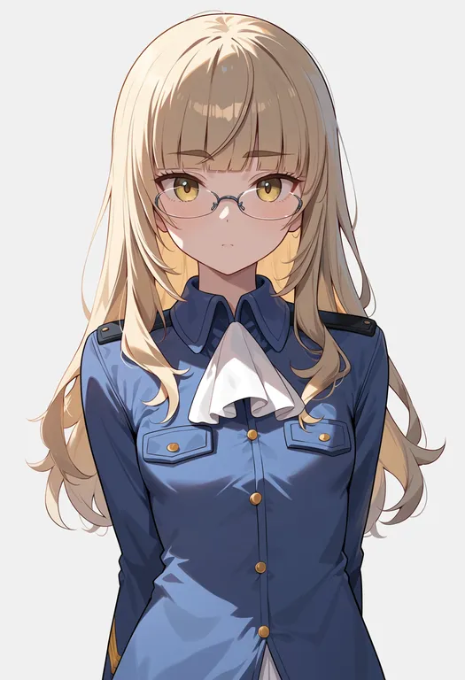 masterpiece, best quality, score_7, safe, perrine h. clostermann, solo, upper body, simple background — by k3scat, made with ComfyUI