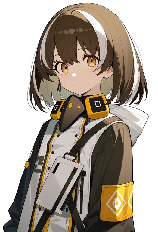 masterpiece, best quality, score_7, safe, magallan (arknights), arknights, solo, upper body, simple background — by k3scat, made with ComfyUI