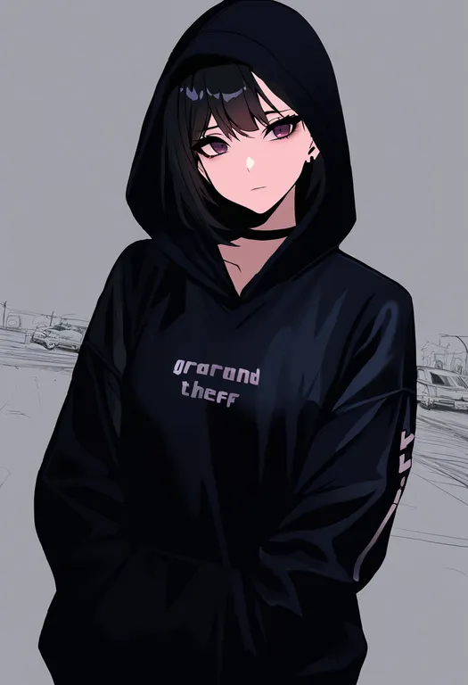 masterpiece, best quality, newest, absurdres, highres, safe, grand_theft_auto, solo, simple_background — by k3scat, made with ComfyUI