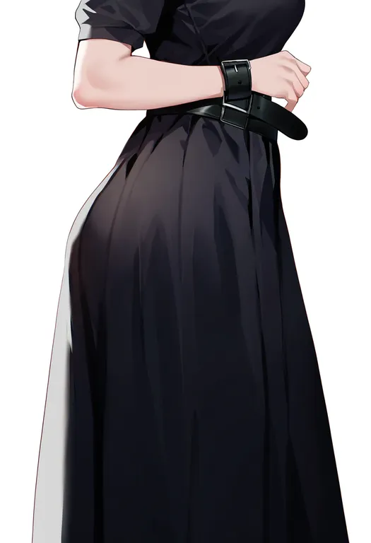 masterpiece, best quality, newest, absurdres, highres, safe, wrist_belt, 1girl, solo, simple_background — by k3scat, made with ComfyUI
