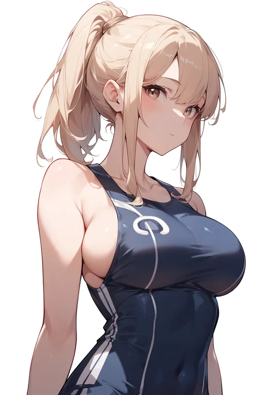 masterpiece, best quality, score_7, safe, kai'sa (league), solo, upper body, simple background — by k3scat, made with ComfyUI