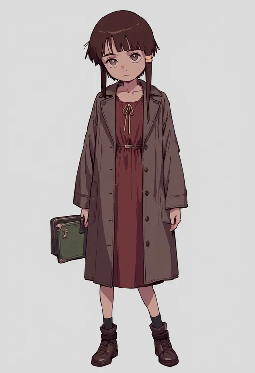 masterpiece, best quality, score_7, safe, serial experiments lain, solo, simple background — by k3scat, made with ComfyUI