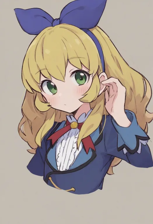 masterpiece, best quality, general, aikatsu! (series), solo, simple background — by k3scat, made with ComfyUI