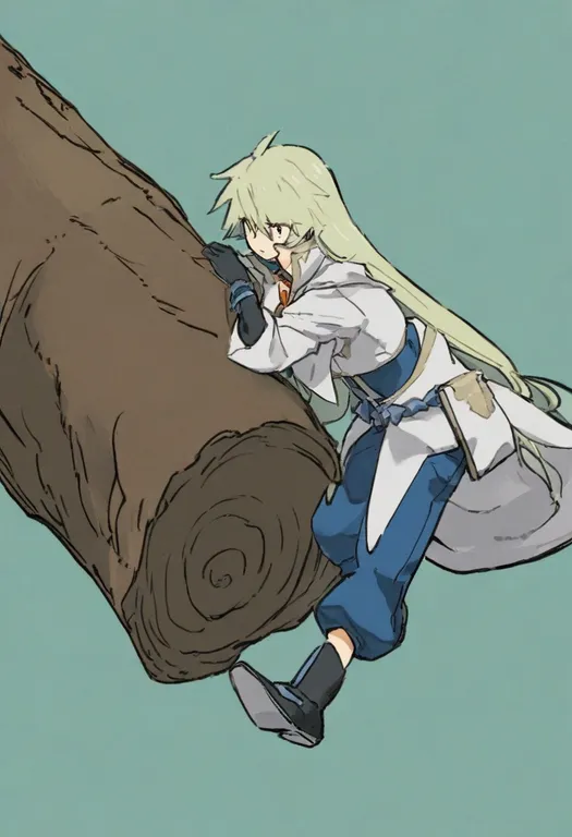 masterpiece, best quality, general, log horizon, solo, simple background — by k3scat, made with ComfyUI