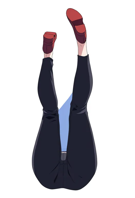 masterpiece, best quality, newest, absurdres, highres, safe, flexible, 1girl, solo, simple_background — by k3scat, made with ComfyUI