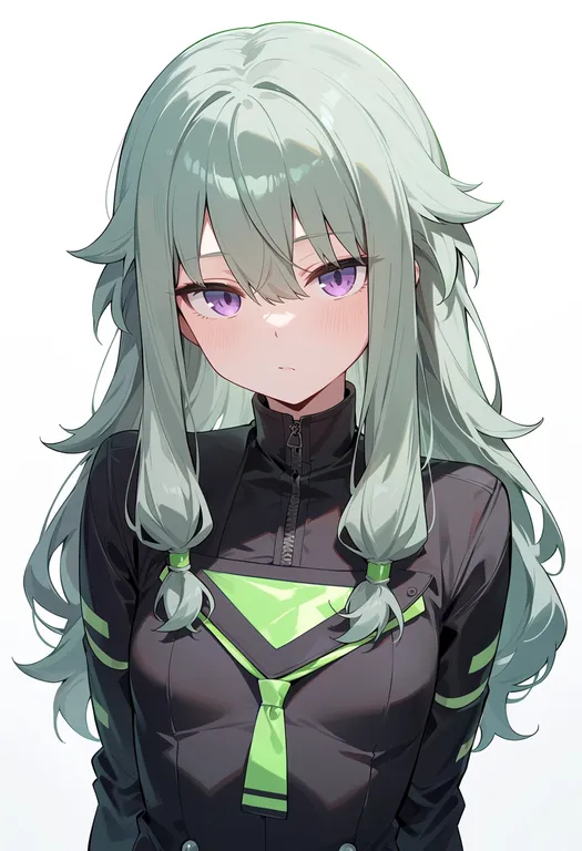 masterpiece, best quality, score_7, safe, kusanagi nene, solo, upper body, simple background — by k3scat, made with ComfyUI
