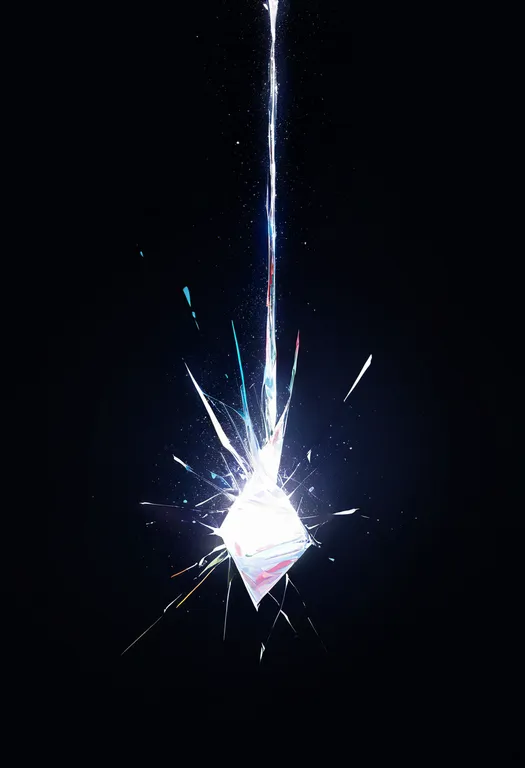masterpiece, best quality, newest, absurdres, highres, safe, glass_shards, 1girl, solo, simple_background — by k3scat, made with ComfyUI