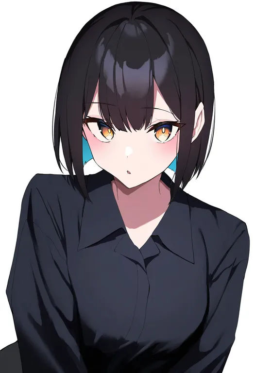masterpiece, best quality, newest, absurdres, highres, safe, mojyo, 1girl, solo, simple_background — by k3scat, made with ComfyUI