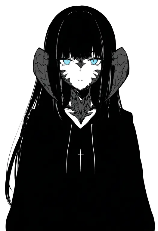masterpiece, best quality, newest, absurdres, highres, safe, au_ra, 1girl, solo, simple_background — by k3scat, made with ComfyUI