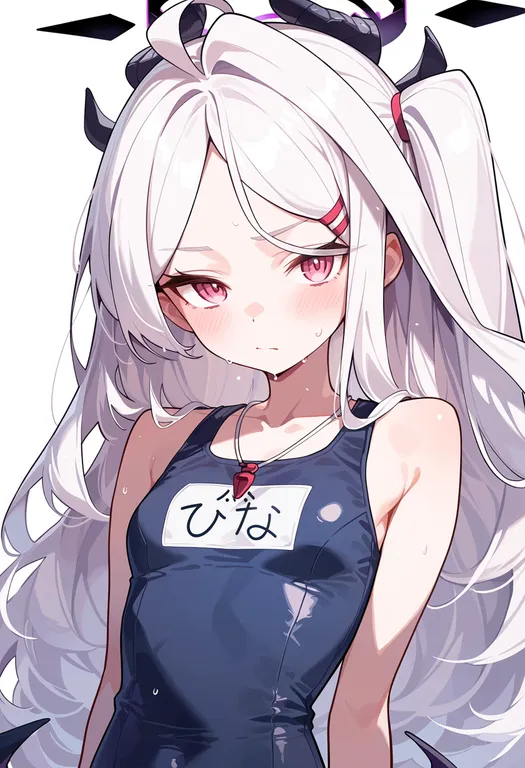 masterpiece, best quality, score_7, safe, hina (swimsuit) (blue archive), blue archive, solo, upper body… — by k3scat, made with ComfyUI