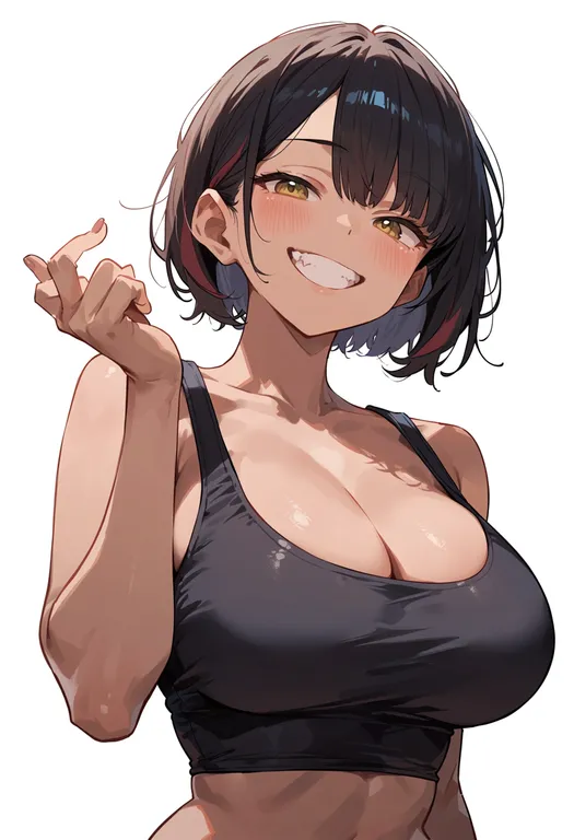 masterpiece, best quality, score_7, safe, ayatsumugi roka, solo, upper body, simple background — by k3scat, made with ComfyUI