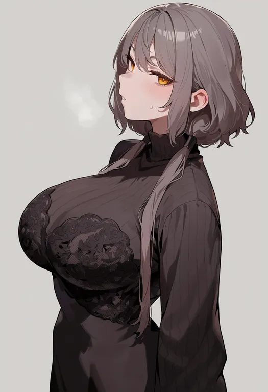 masterpiece, best quality, score_7, safe, herrscher of sentience, solo, upper body, simple background — by k3scat, made with ComfyUI