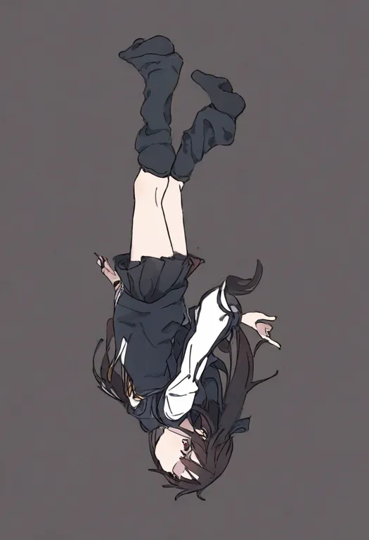 masterpiece, best quality, general, black leg warmers, 1girl, solo, simple background — by k3scat, made with ComfyUI