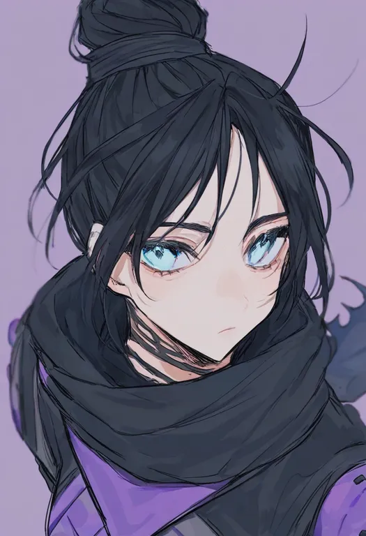 masterpiece, best quality, general, wraith (apex legends), apex legends, solo, upper body, simple background — by k3scat, made with ComfyUI